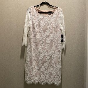 Jessica Howard white lace dress